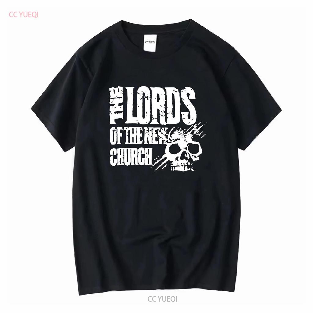 Lords of The New Church T Shirt gift for rock fan TE5230 vintage Washed Casual homme Top For Everyday Wear designer clothes