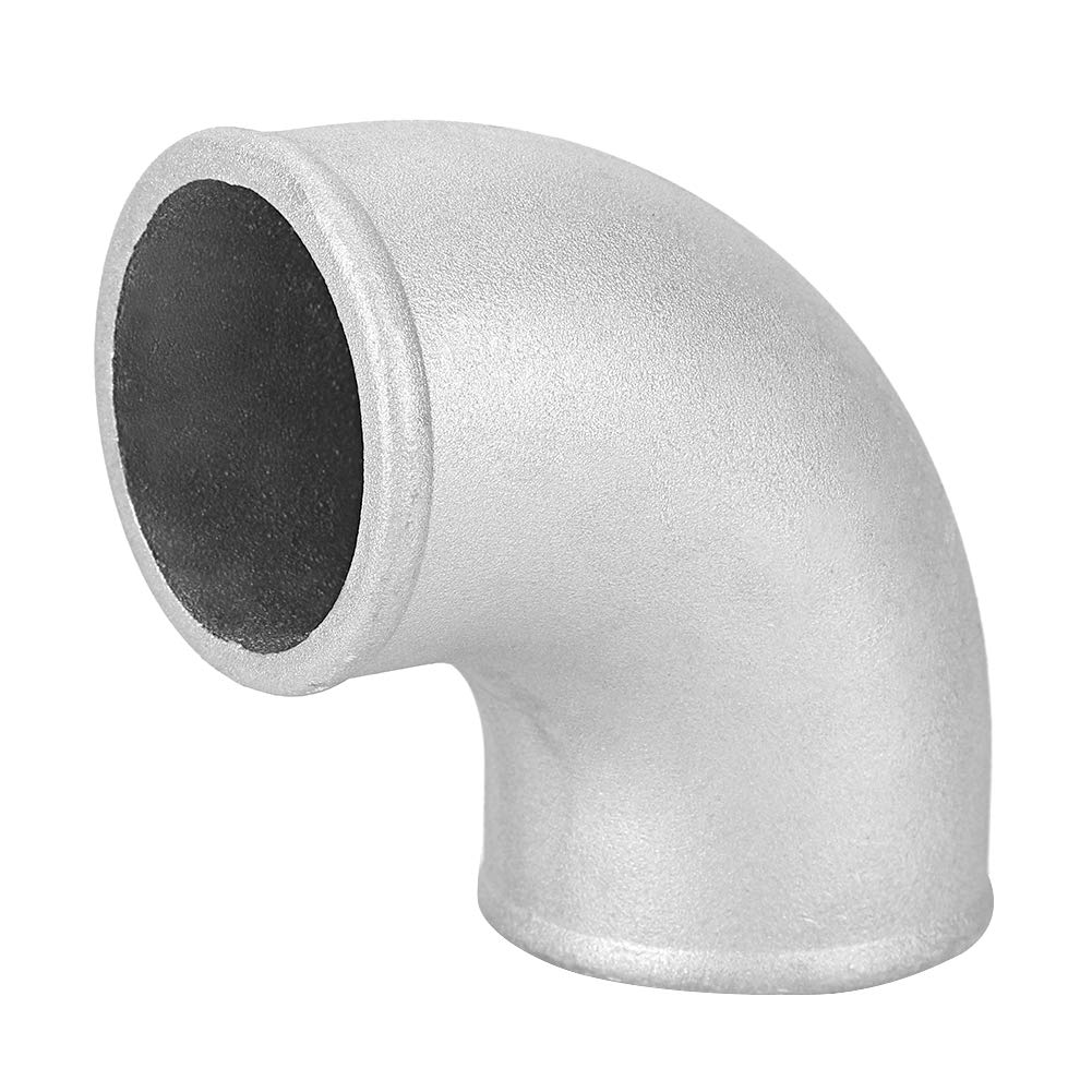 

Elbow Pipe, Qiilu 2.5 Inch 90° Cast Aluminum Elbow Pipe Intercooler Turbo Tight Bend normal