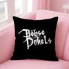 B-Bohse O-Onkelz Cushion Cover Comfortable Reversible Pillow Cover Ideal for Car Sofa Bedroom & Beyond