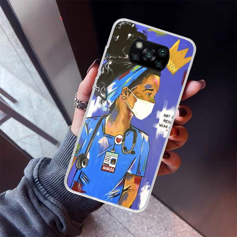 Medicine Nurse Doctor Phone Case For Xiaomi Poco X7 X6 X5 Pro F7 Ultra Redmi 15C 15 13 13C 12 12C 10 10A 10C 9 9A 9C 9T Shell Po