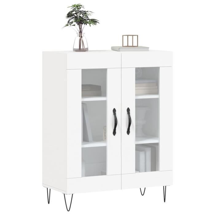 VidaXL Buffet blanc 69,5x34x90 cm bois d'ingénierie 827780