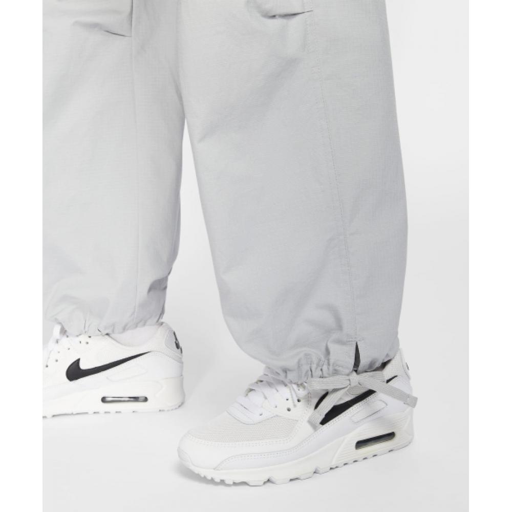 Nike SportsWear Mid Rise Cargo Kalhoty W Light Smoke Grey Black Fv7521 077