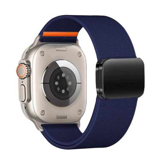 Magnetic Nylon Loop For Apple Watch Band 46mm 49mm 44mm 41 40mm 42mm Bracelet iWatch Series Ultra 3 11 SE 3 10 9 8 7 6 5 4 Strap