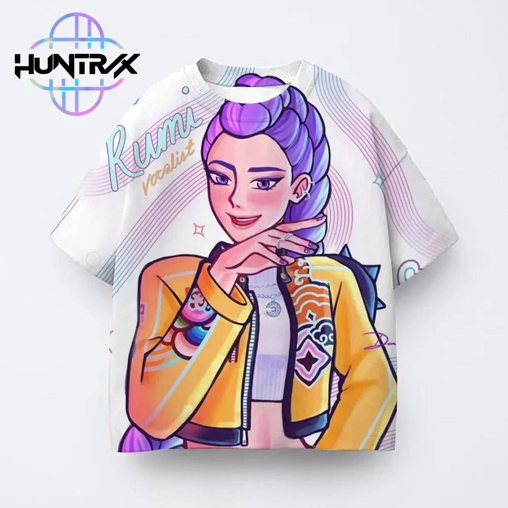 T-Shirts Girls Children's Cartoon Printed Fashion Short Sleeve T-Shirt Casual Fashion Summer Girls Short Sleeve Clothing Top