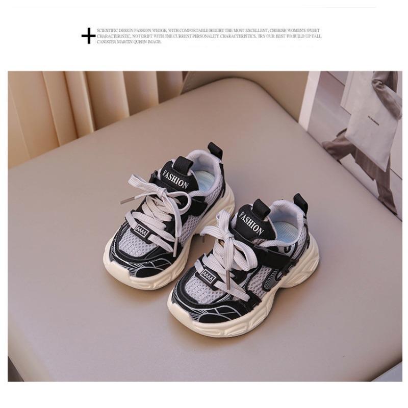 Baby sneakers new dad shoes breathable boys soft-soled shoes girls mesh non-slip running shoes non-slip classmates