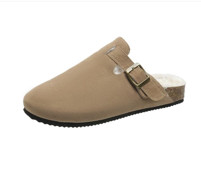 Zoccoli in Camoscio da Donna Pantofole Zoccoli in Sughero e Camoscio Pantofole Classiche da Uomo Mules da Esterno Pantofole Antiscivolo in Sughero con Supporto Plantare Femminile