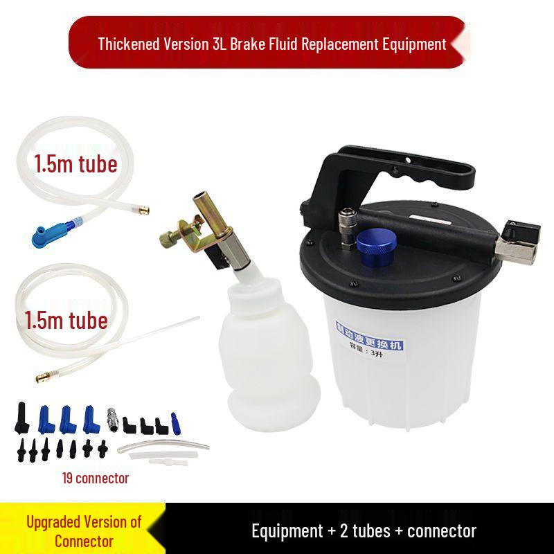 3L Pneumatic Brake Fluid Change Machine & Oil Extractor Tool for Auto Maintenance