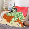 Sandra Poliakov Abstract Lines art Blanket Design Lightweight  For Dorms, Naps, Living Room, Office,Sofa,All-Season