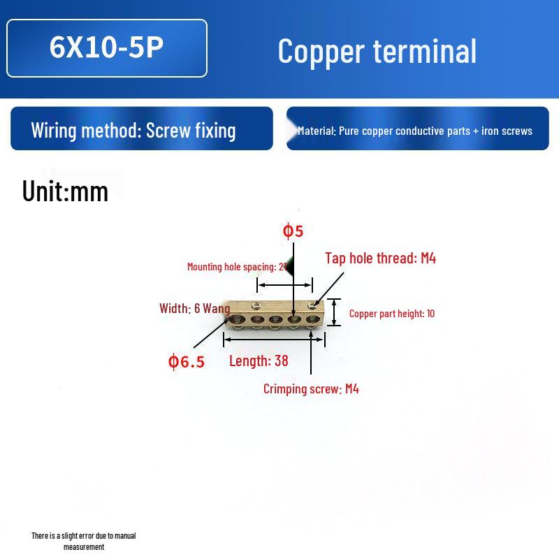 PZ30 Copper Terminal Blocks with Screws