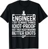 Funny Engineer Gift for Men Women Cool Engineering Mechanic Gift Unisex T-Shirt