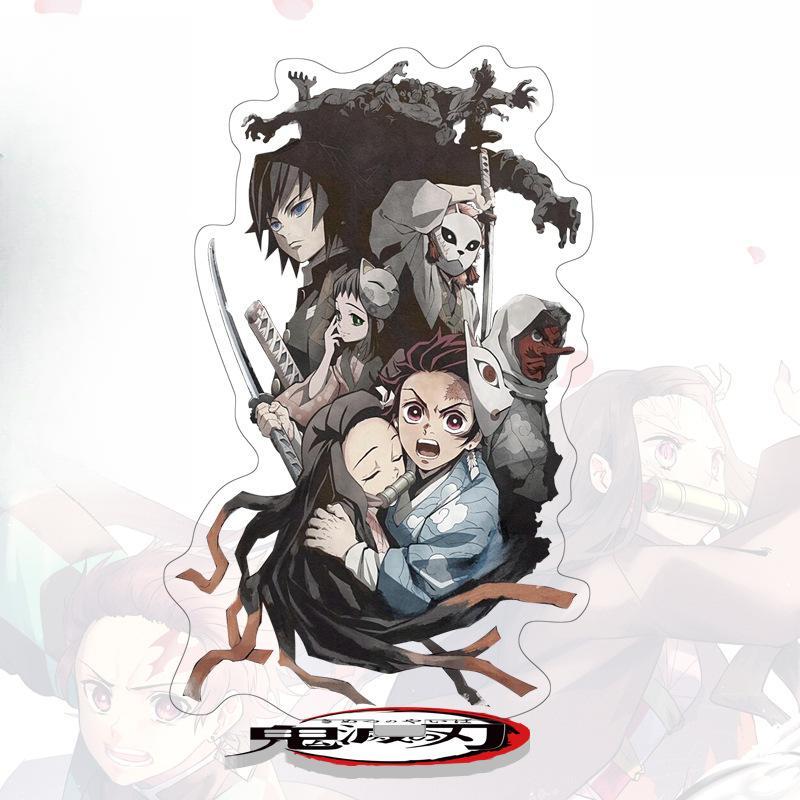 Standee de 16 cm de altura de "Demon Slayer" de Tanjiro y Nezuko - Adorno Acrílico