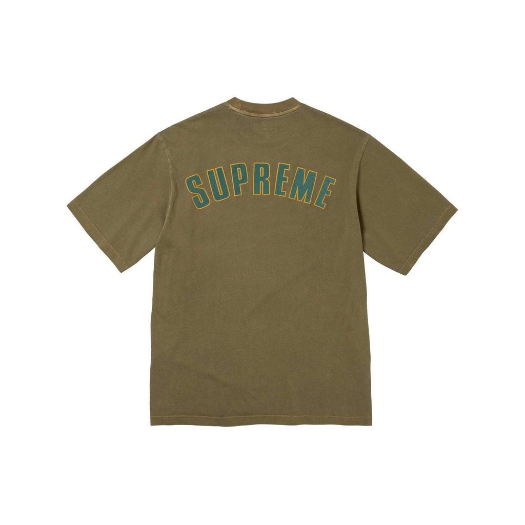 Supreme Cracked Arc S/S Top 'Tan White' Men's SUP-SS24-055