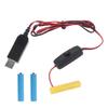 4.5v LR03 Battery Eliminators USB Power Supply Replace 3Pcs LR03 Battery with Switches