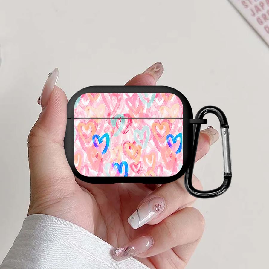 Earphone Cases Cover Case For Airpods 1 Pro3 4 3 2 Pro2 Pro Color Love