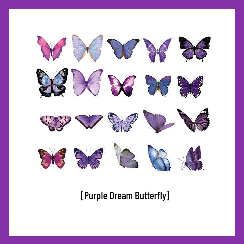 

Pet Butterfly Whisper Stickers: 3D Floral Journal & Phone Case Décor, Waterproof Decorative Material