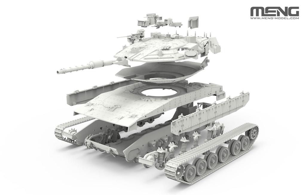 Mon Model 1/72 Israeli Main Battle Tank Merkava Mk.4M with Trophy Active Protection System Plastic Model M72-006 (Tank)