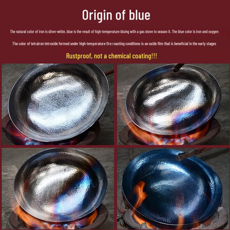 Wok de Hierro Forjado Tradicional Jincun Zhangqiu