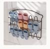 Simple Shoe Hanger Metal Iron Art Slippers Drain Drying Rack Toilet Bathroom Indoor Storage Tools Home Organizer Shelf