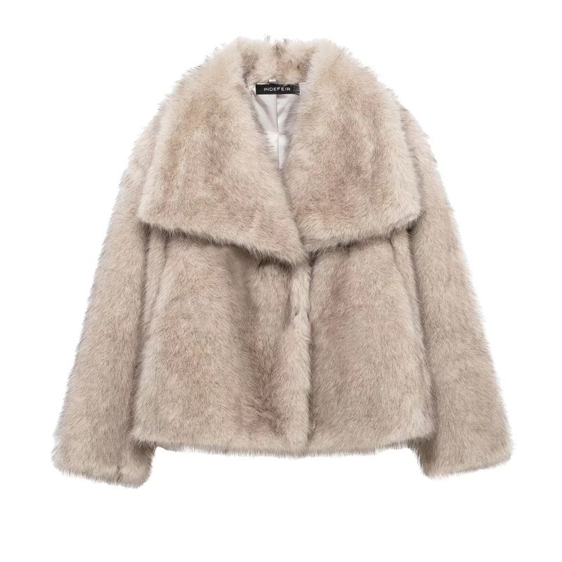 Kaslead New Arrival Women's Clothing Fashion Style Artificial Fur
