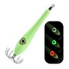 Shrimp Prawn Hooks Auto Glow Squid Hook Saltwater Luminous Fishing Squid Lures