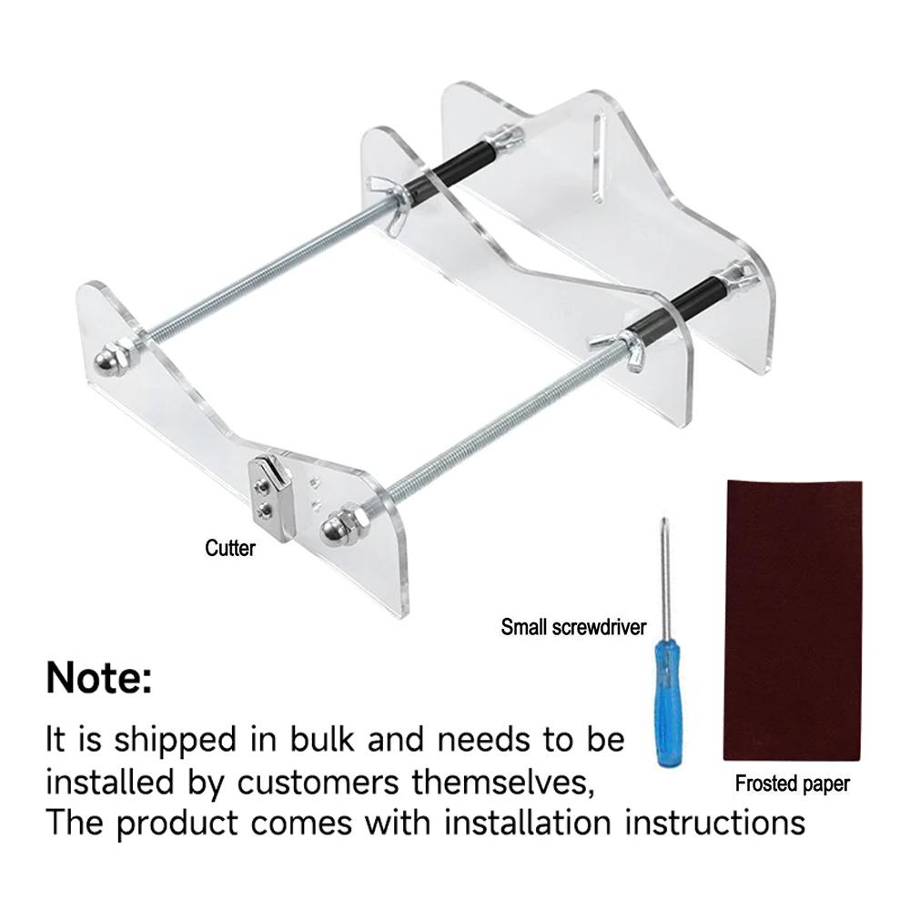 Набор для резки стеклянных бутылок своими руками, Инструмент для резки бутылок, Набор для резки стекла для резки винных, пивных, виски, алкогольных, шампанских стеклянных бутылок прозрачный