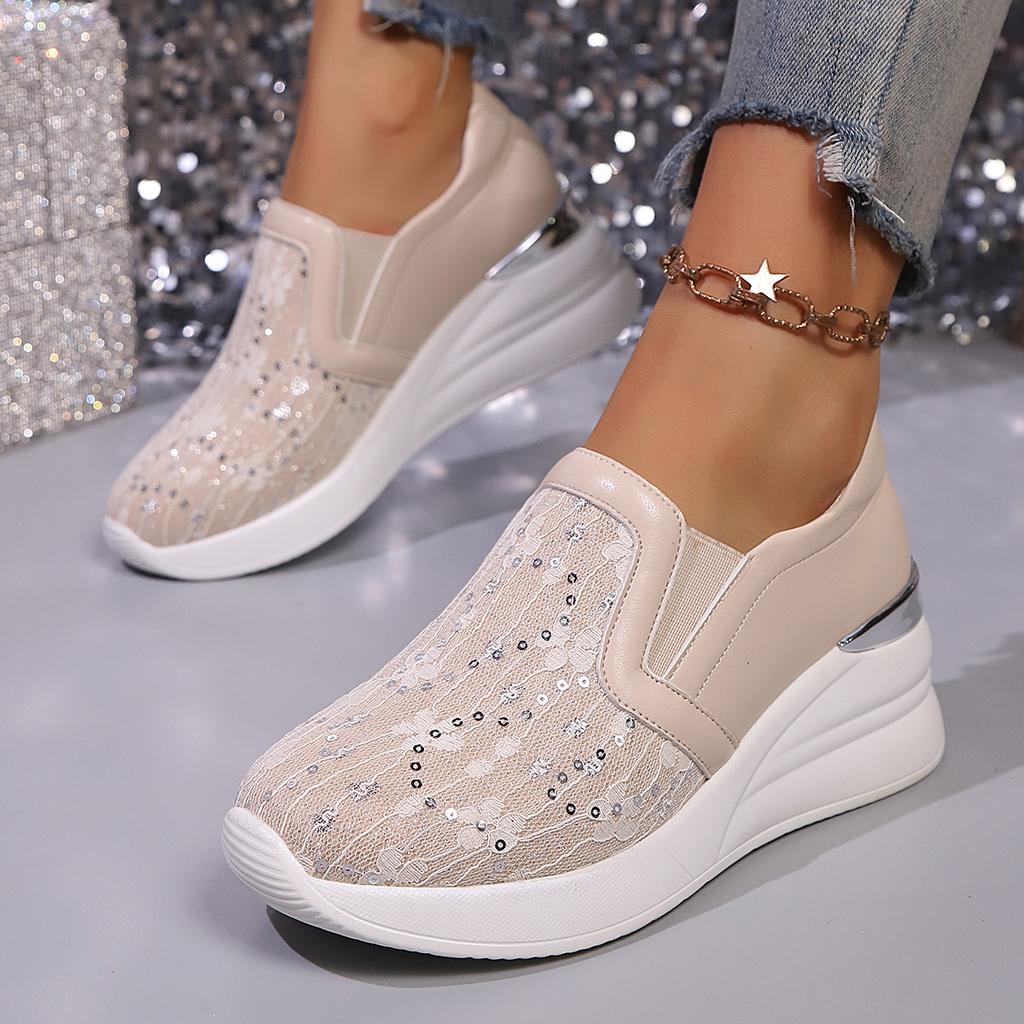 Flats Platform Women Sport Shoes Mesh Breathable Sneakers Women Casual Running Shoes Spring Autumn Women Sneakers