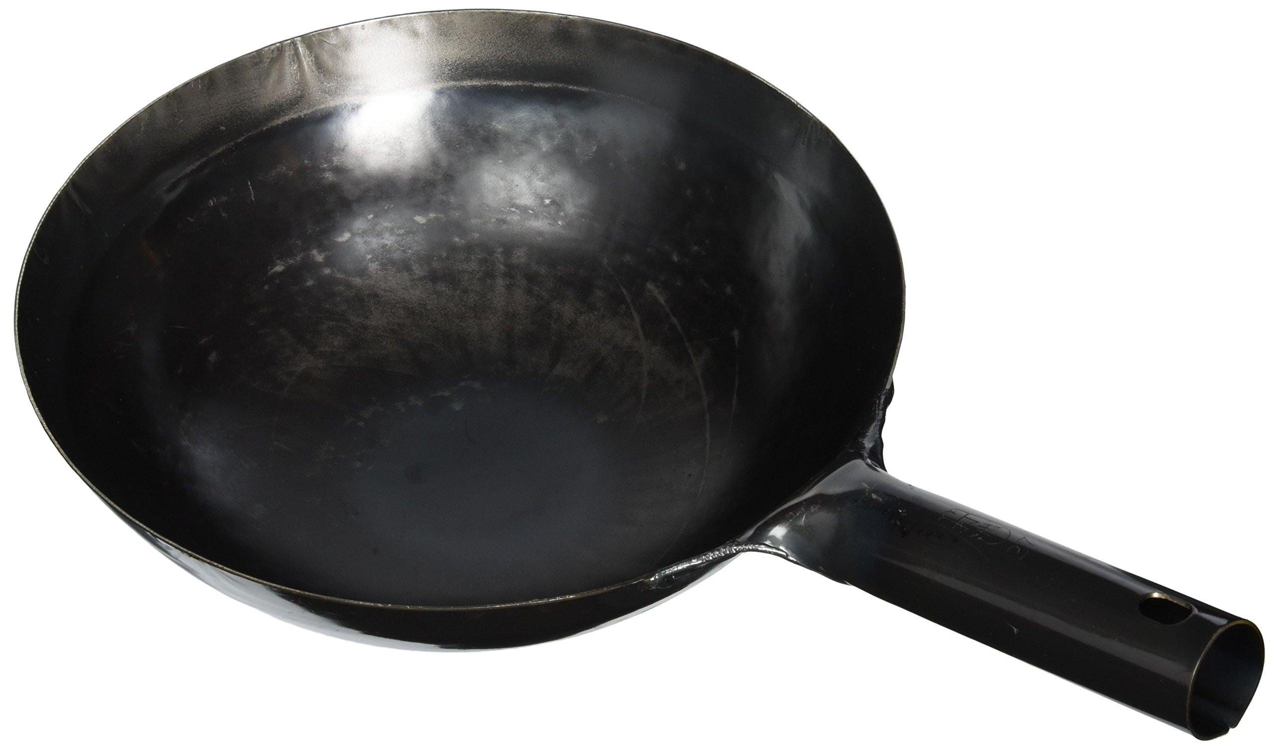 

Yamada Iron Hammered Chinese Saucepan, 27cm (1.2mm Thick)