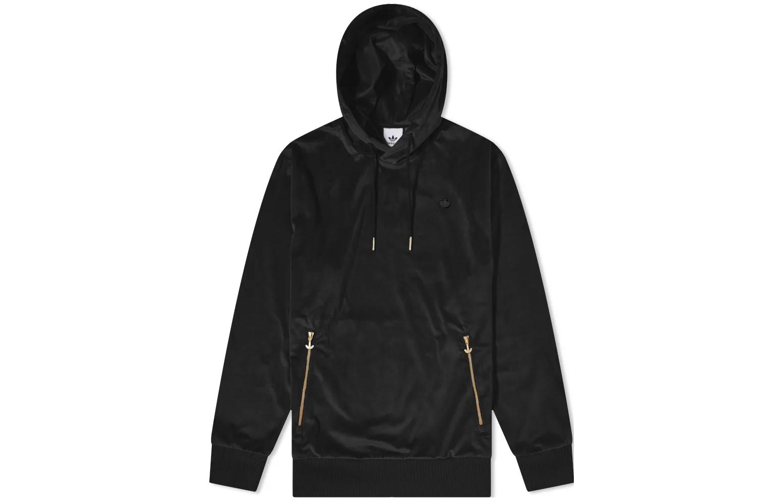 Adidas Originals Sweatshirts Men s Black Hooded Thickened Regular H11361 S