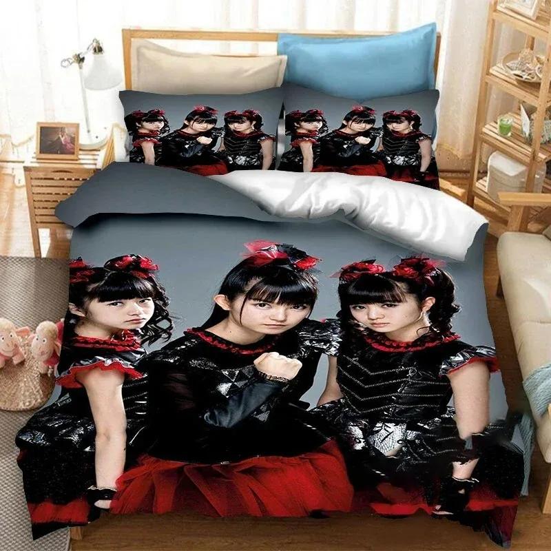 Babymetal Rock Band Comfortable Duvet Quilt Cover Pillowcase Bedding Set Children Bedroom Decoration Home Textile