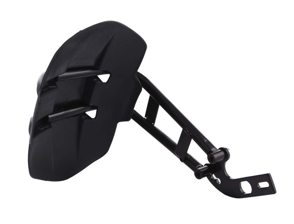 Mudguard Rear Fender Mud Flaps for BW'S125, Cygnus X, Monkey 125, Black/Red Carbon Pattern, Universal Fit, Dress-up Custom Part (Black)