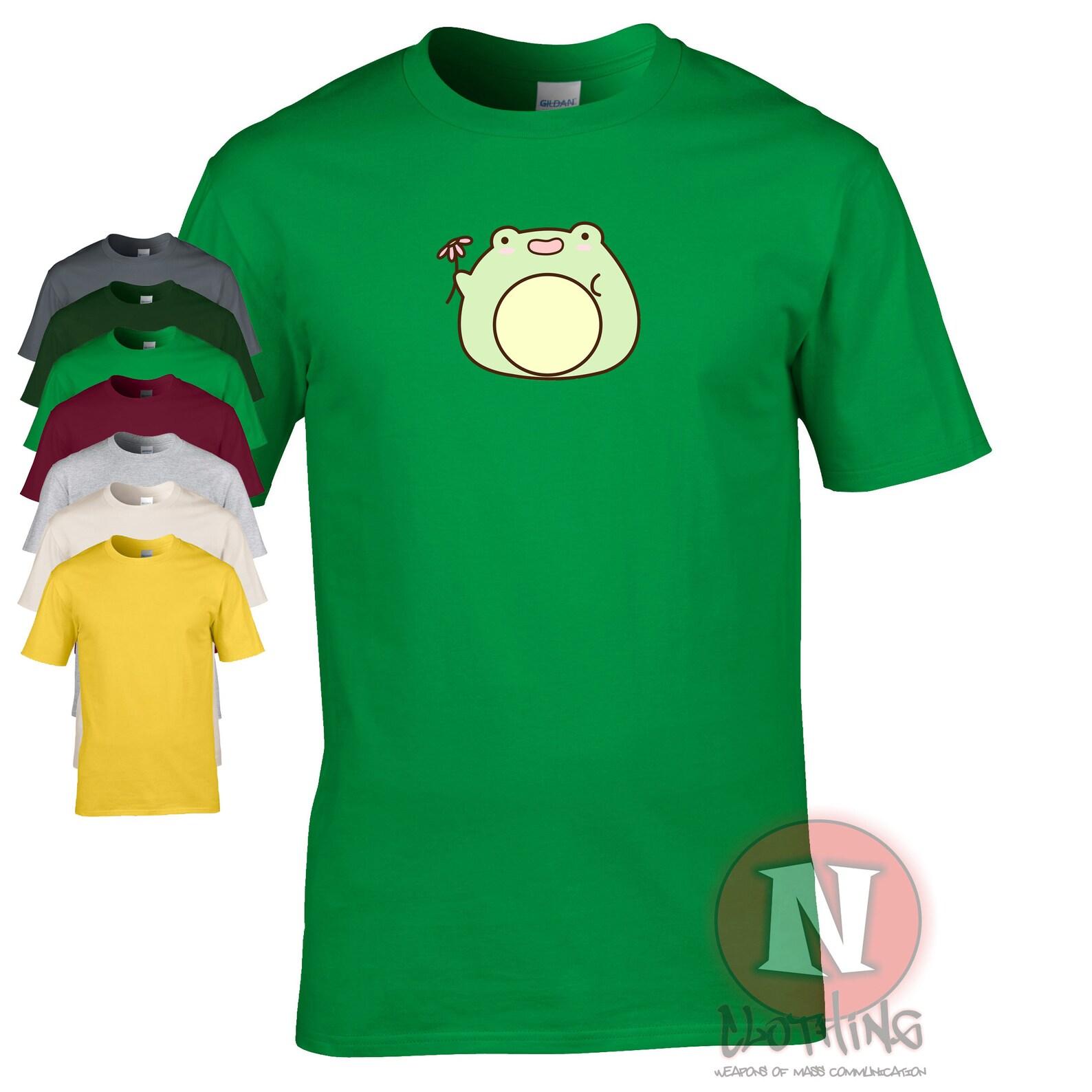 Cute frog T-Shirt. botanical beautiful nature kawaii design tee 3XL