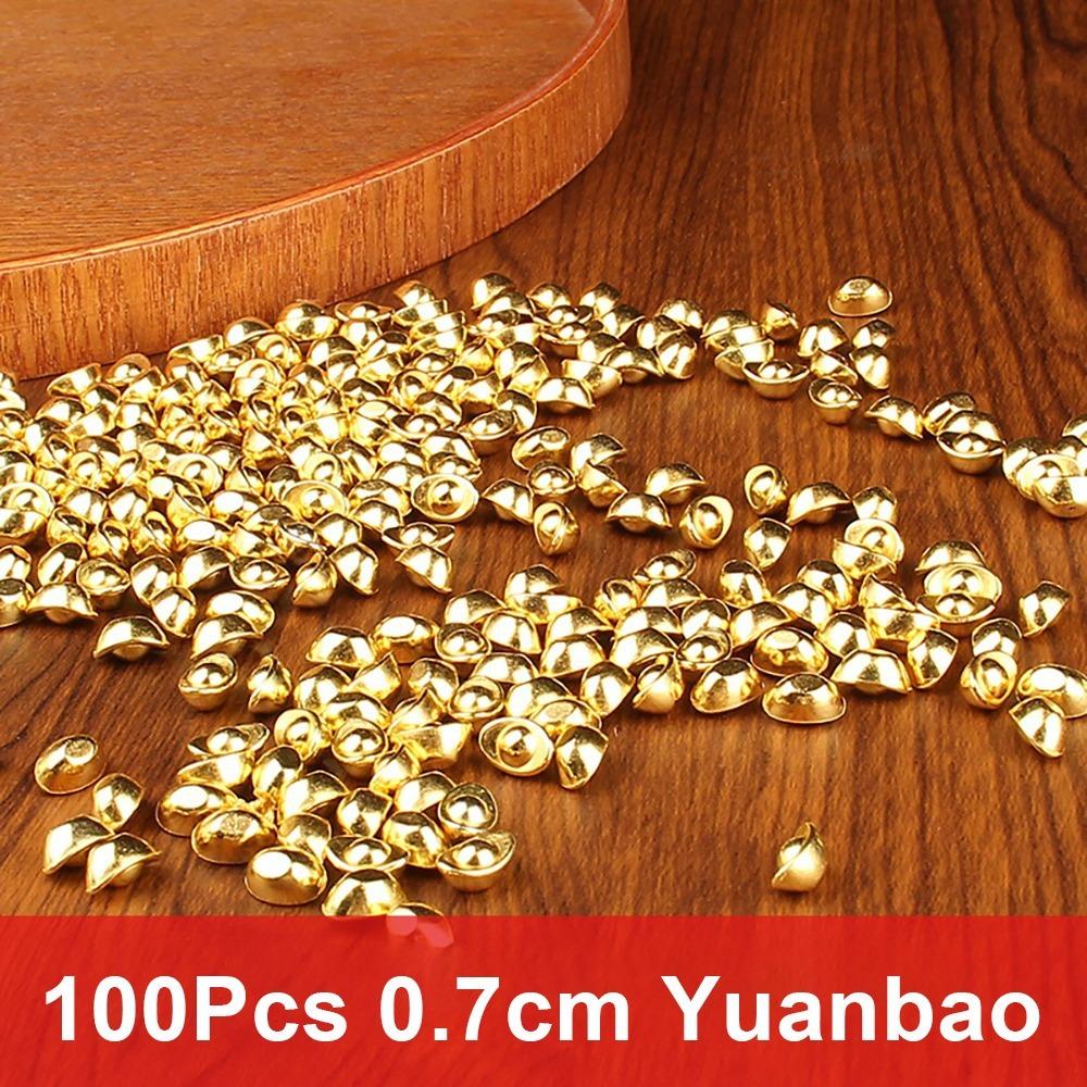 

1Pcs Fortunate Brass Cornucopia Good Luck Attract Wealth Treasure Bowls 4/6/8cm Magical Power Desktop Small Ornament Home Decor