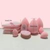 12 stk Makeup Svampblender Beauty Egg Myk Kosmetisk Puff Foundation Svamper Powder Puff Kvinner Sminke Tilbehør Skjønnhetsverktøy