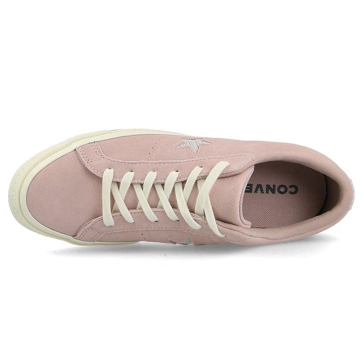Converse One Star Leather Casual Comfortable Slip Resistant Durable Lightweight Low Top Skate Shoes Women sneaker Pink 161539C