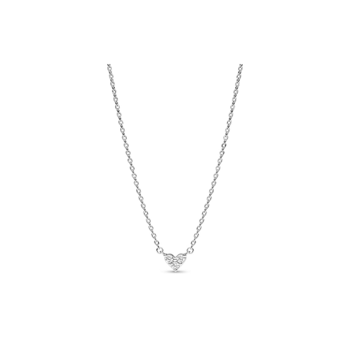 

Pandora Solid Color Decoration 925 Silver Cubic Zirconia Necklace Women necklace 393014C01 Box
