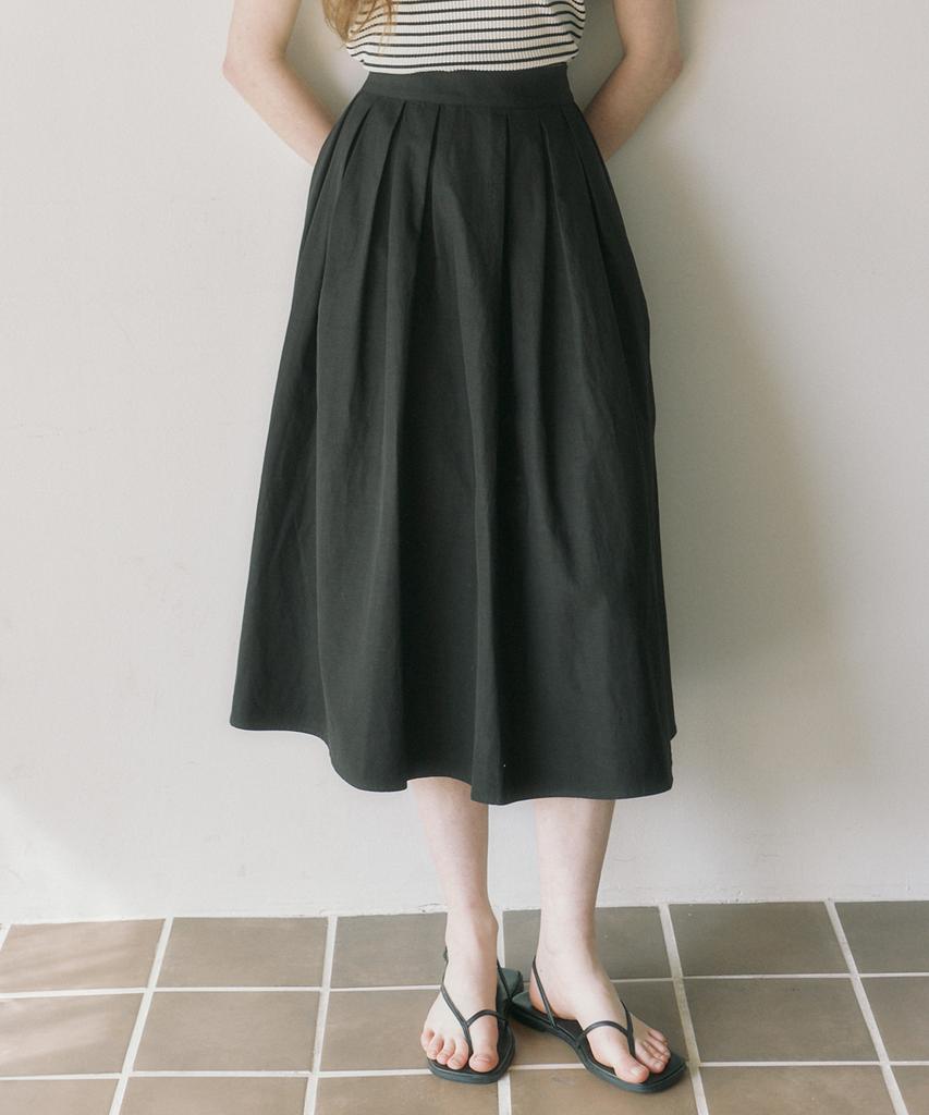 Our Hope Jane Flare Skirt - Black