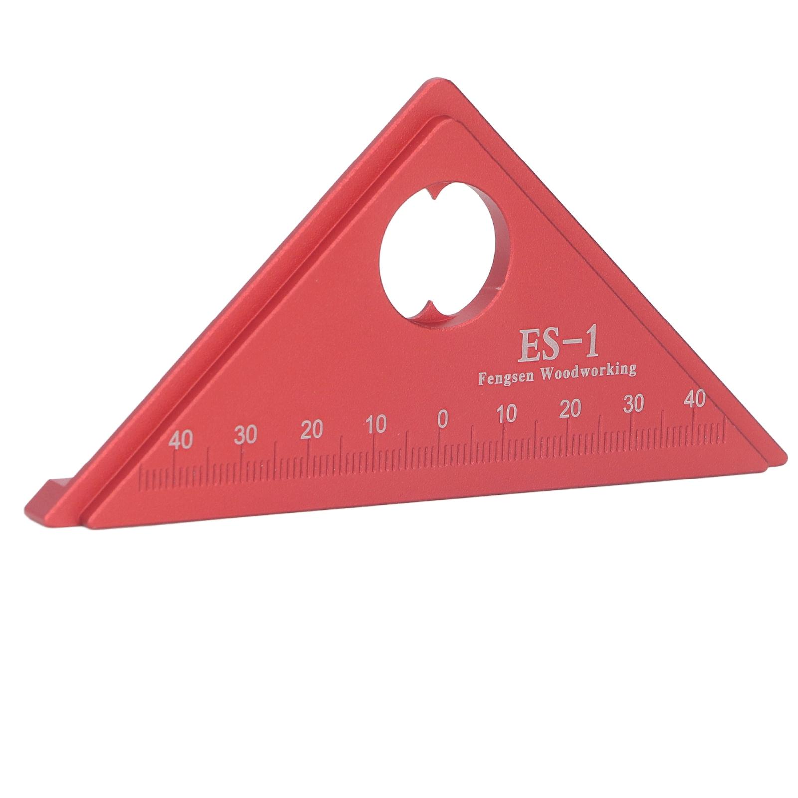 

Линейка для измерения углов 45 градусов Алюминиевый сплав Столярный угольник Деревообработка Треугольная линейка Угол