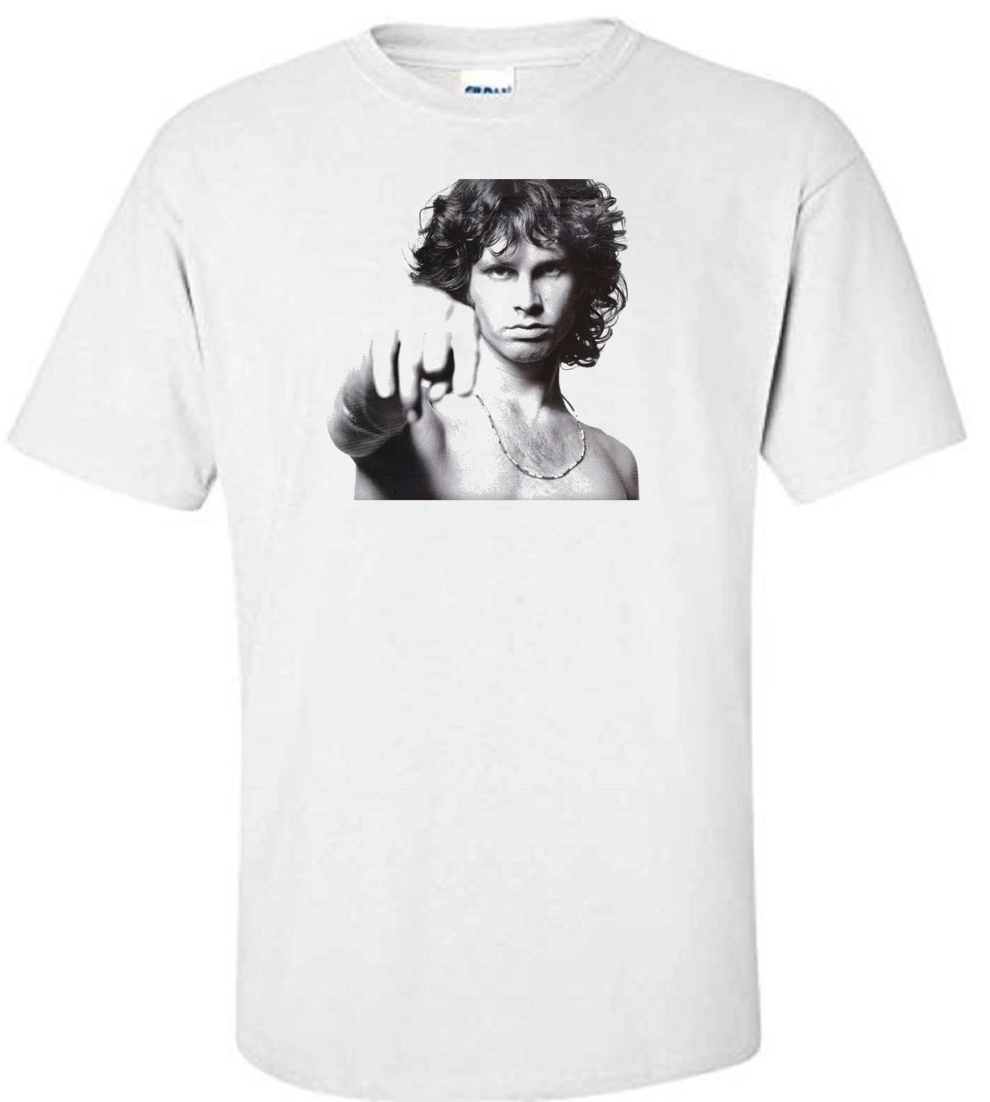 ДЖИМ МОРРИСОН THE DOORS МУЗЫКАЛЬНАЯ ЛЕГЕНДА Белая футболка M