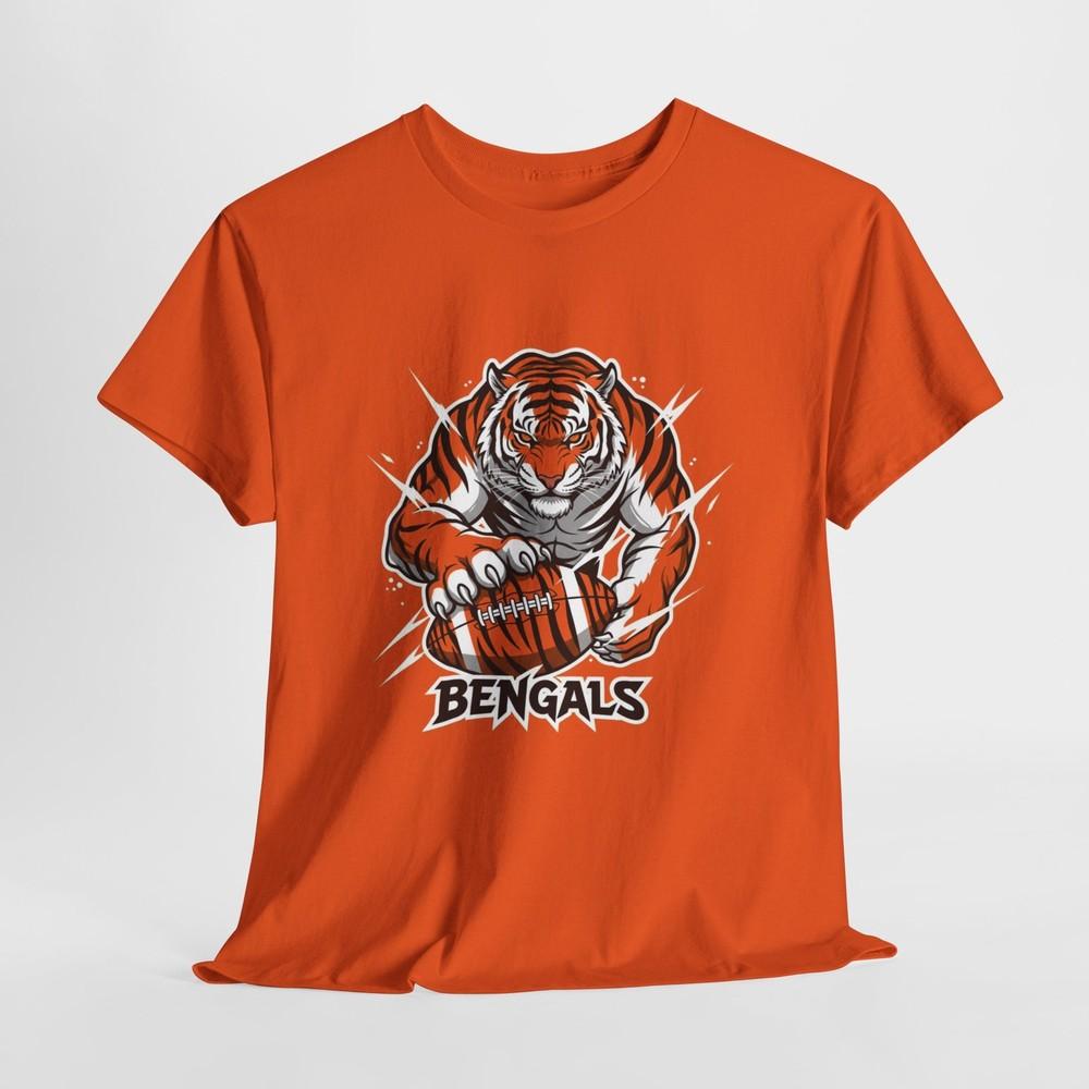 Bengals Football Tee, Cincinnati Team Apparel, Sports Fan Gift, Game Day Shirt,