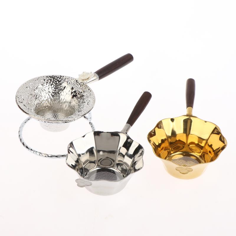 Hammer Patterned Fish Tea Strainer Tea Accessories Metal Tea Filter Mesh Alloy Separator Kitchen Accessories