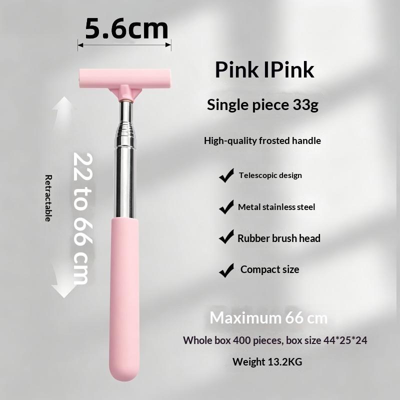 Retractable Car Side Mirror Wiper 66cm Extendable Universal Fit Rearview Mirror Squeegee for Car SUV Truck Rainy Use