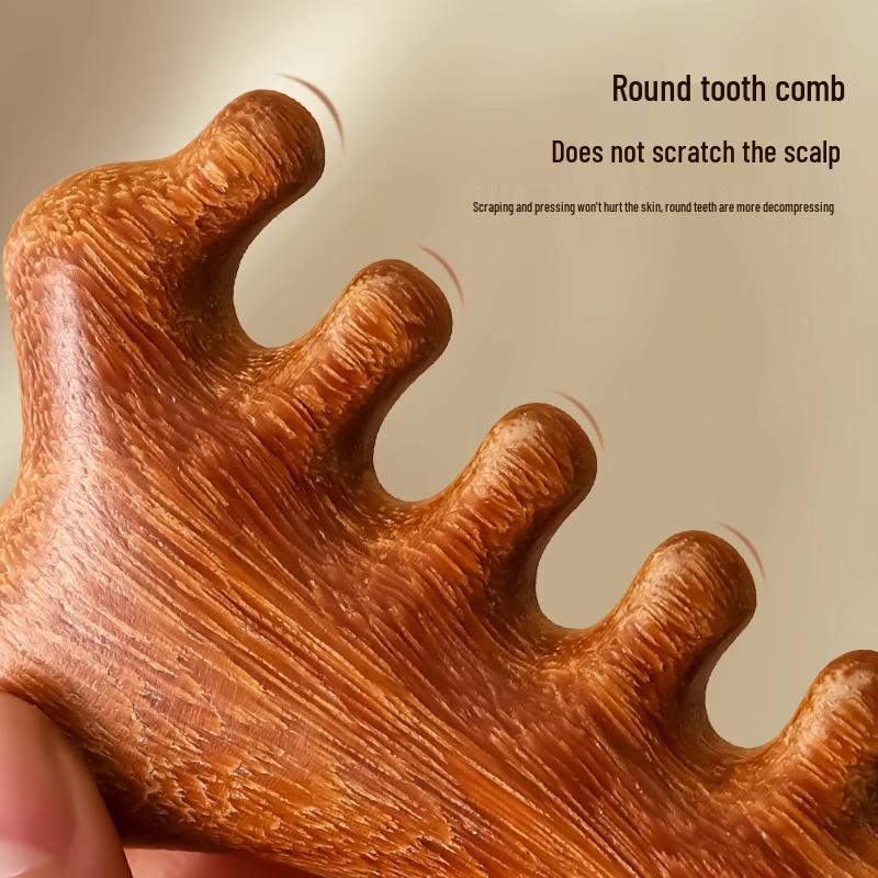 Dolphin-Shaped Multifunctional Acupoint Guasha Comb for Scalp Massage