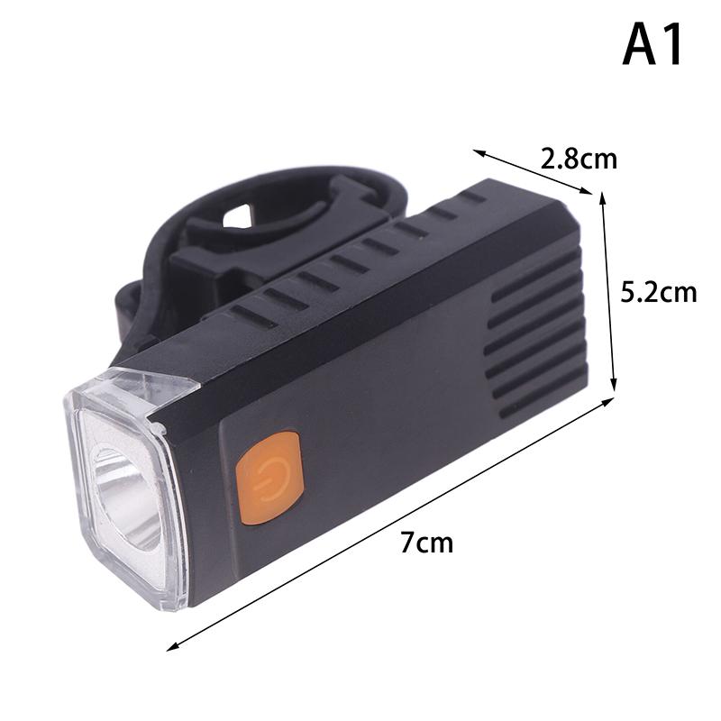 Bike Front Light Taillight Easy To Install Usb Rechargeable Led Waterproof Outdoor Mountain Bike Lamp Cycling Light