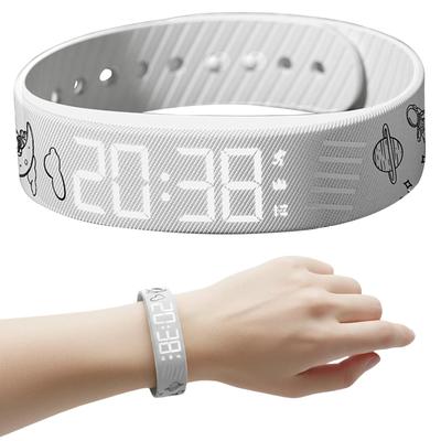 LED Digital Smart Wristbands Waterproof Smart Clock Smartband With Running Pedometer Monitor Smart Band Vibration Alarm Reminder