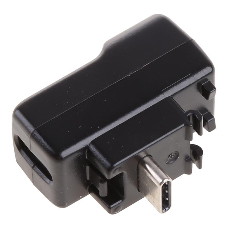 Adapter Mikrofonu Kamery Kompatybilny z Insta360 One X3 Zewnętrznymi Mikrofonami Gniazdo 3,5 mm USB C Solidnie Zamocowany Adapter