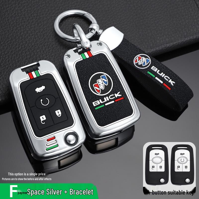 Buick Excelle Key Cover for 2015, 2008, 2011, 2013 Models - Remote Control Key Case