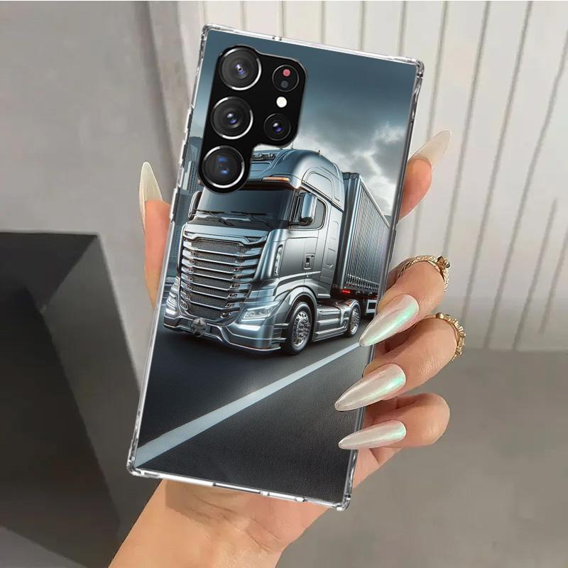 Trucks SA-AB Phone Case for Samsung Galaxy S26 S24 S23 Ultra S25 Edge S22 S21 Plus S20 FE + Soft Print Shell Funda Galaxy S25 S2