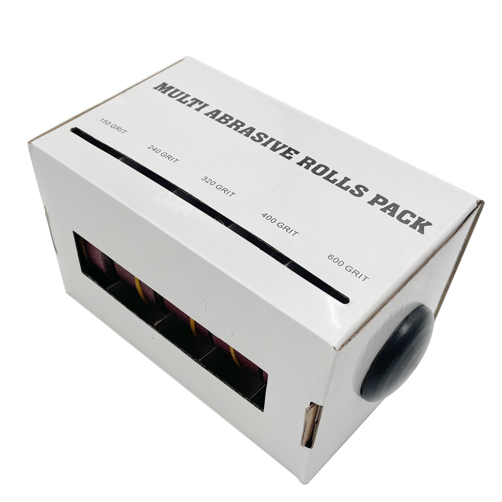 

6M/8M 5-рулонная наждачная бумага для сухого шлифования, наждачная шлифовальная лента, выдвижная наждачная бумага 6Mx5pc/box