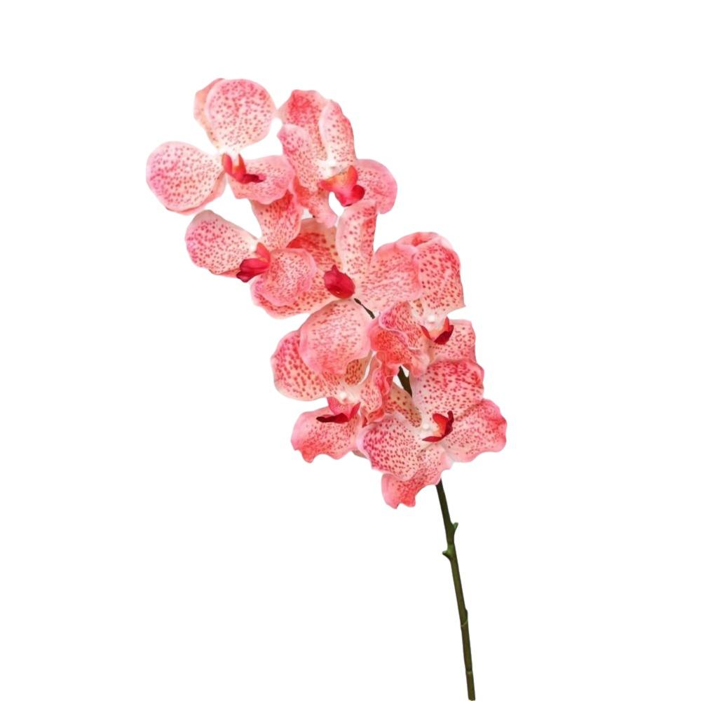 80 CM Length Artificial Orchid Flowers Moisturizing Latex Real Touch Orchids Home Decoration