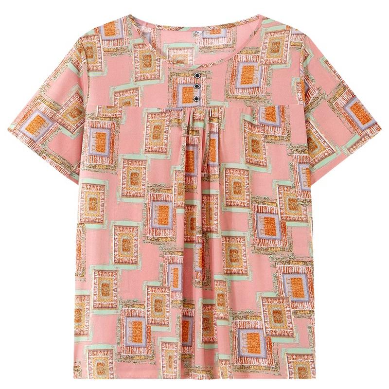 Duże Rozmiary 3XL-8XL Elegancki Damski Zestaw Dwuczęściowy Letnia Vintage Odzież Luźne Zestawy Spodni